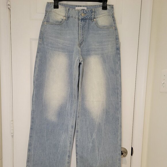FASHION NOVA Wide Leg High Rise/Waist Baggy Jeans NWOT - Picture 2 of 10